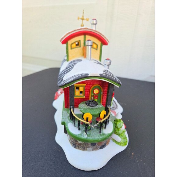 Department 56 North Pole Series T  Tinkers Caboose Cafe Christmas Village - Picture 5 of 7